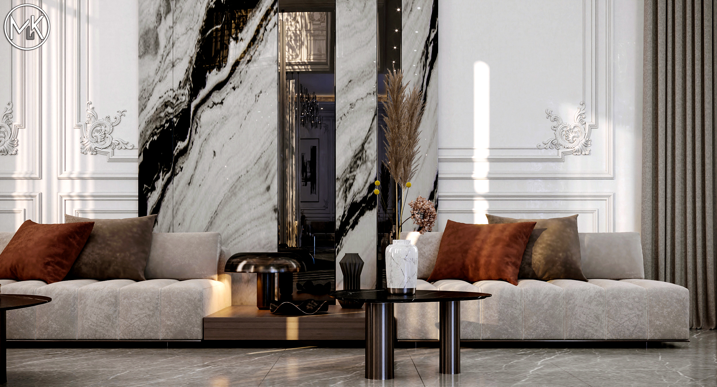 新古典别墅设计丨卡塔尔多哈丨Muhamed Khaled-18