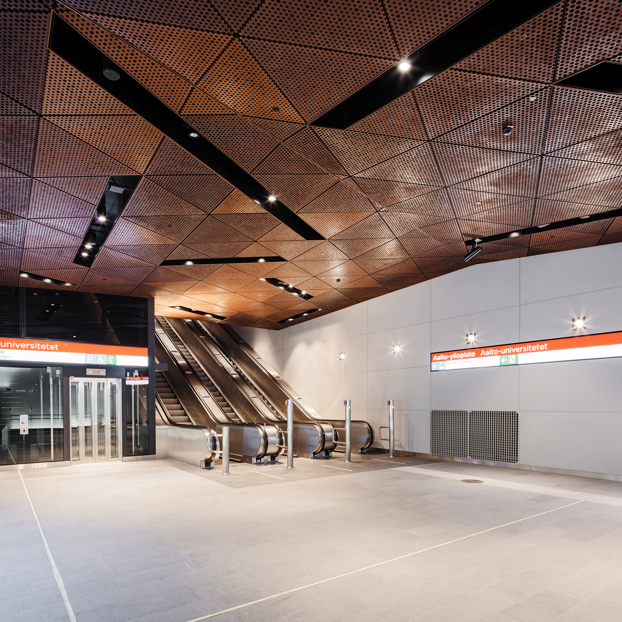 Aalto University Metro Station | ALA Architects-23