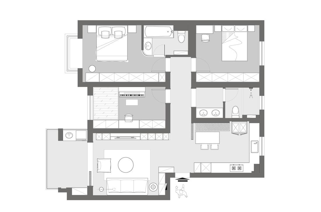 黑色金属与原木的精致融合-30