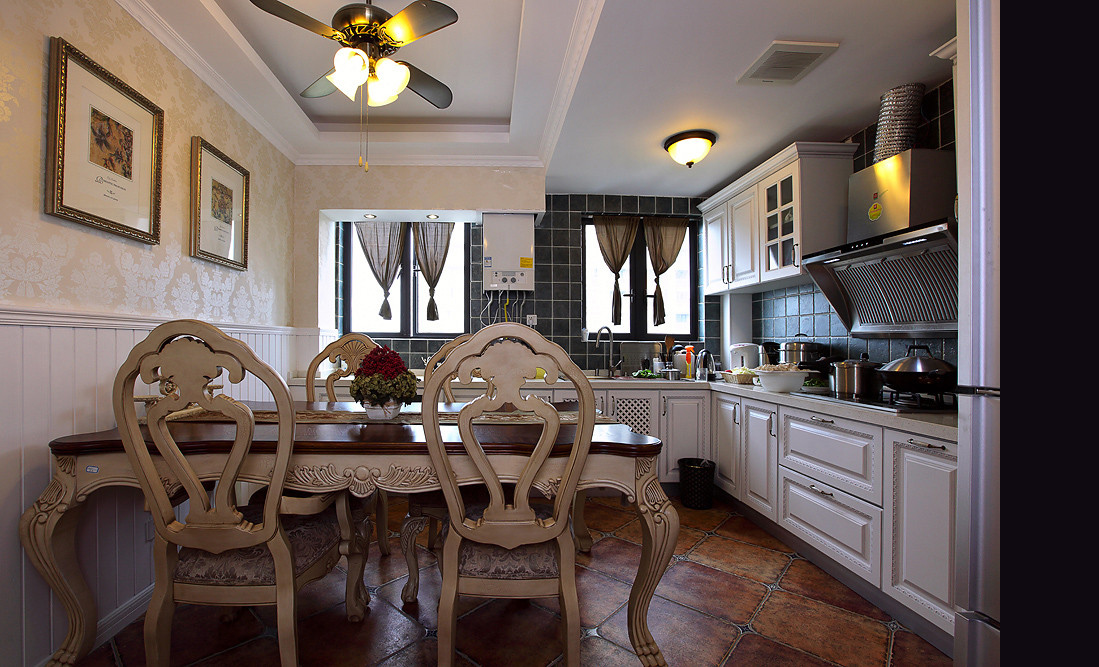 一野设计 荣域花园 美式乡村-6