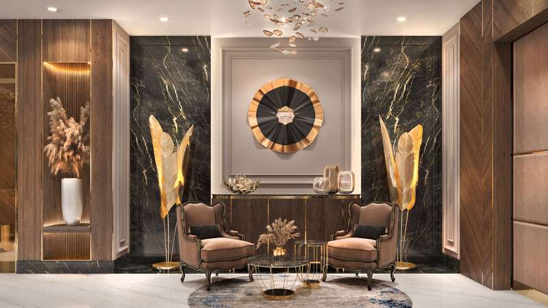 迪拜私人公寓室内设计项目丨阿联酋迪拜丨迪拜部分顶级豪华室内设计师团队-2