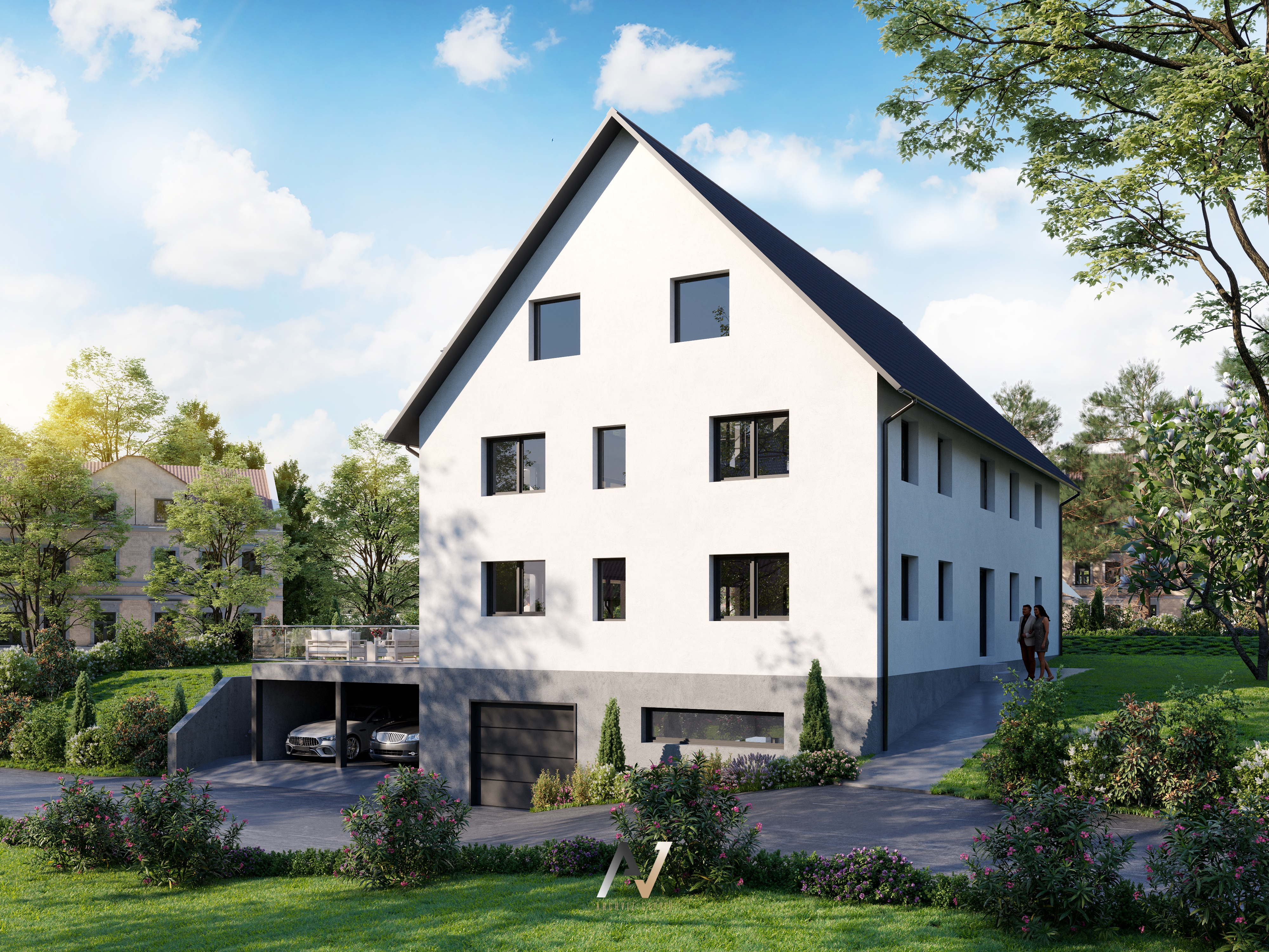 阁楼公寓效果图项目-0