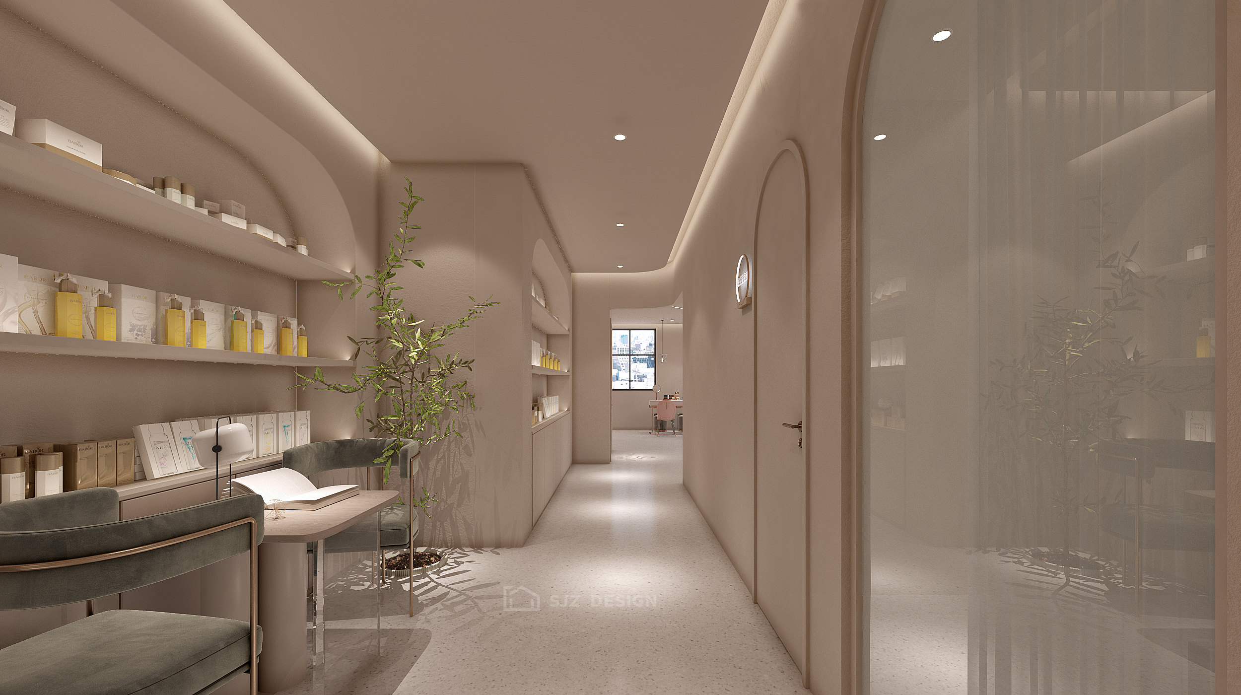 米雪美容美甲店丨中国湖北丨孙金甄(北京)室内建筑设计有限公司-30