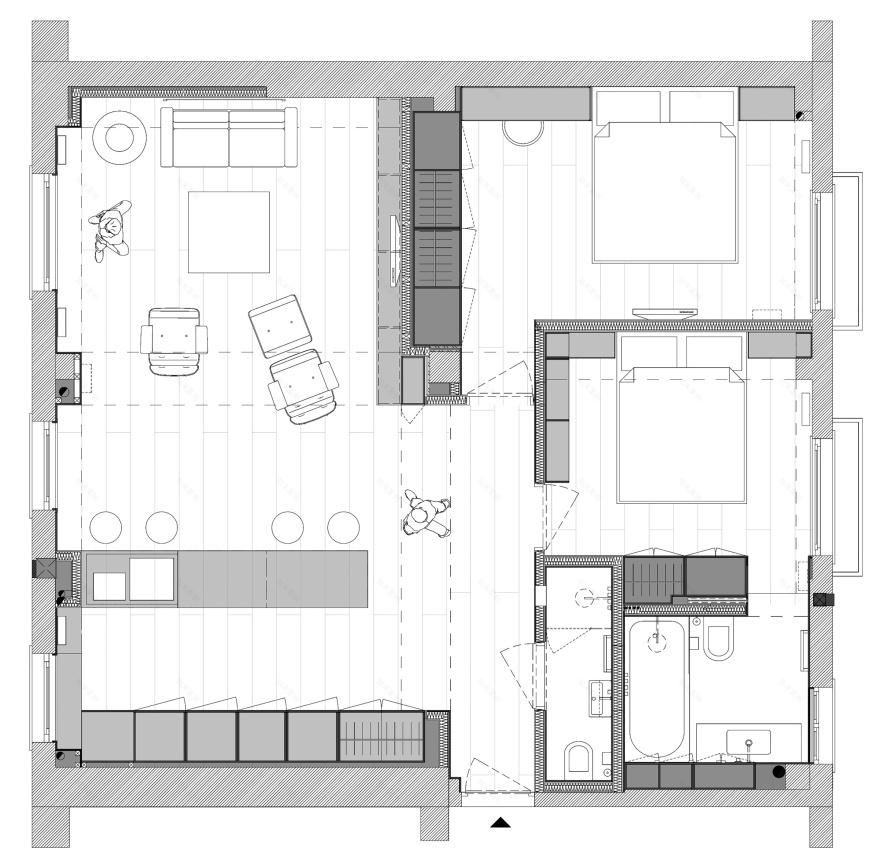 翻修:伦敦简单的公寓-10