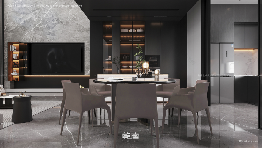 亿升水岸3#211私宅装修丨中国吉林丨TDD+e乾唐设计-44