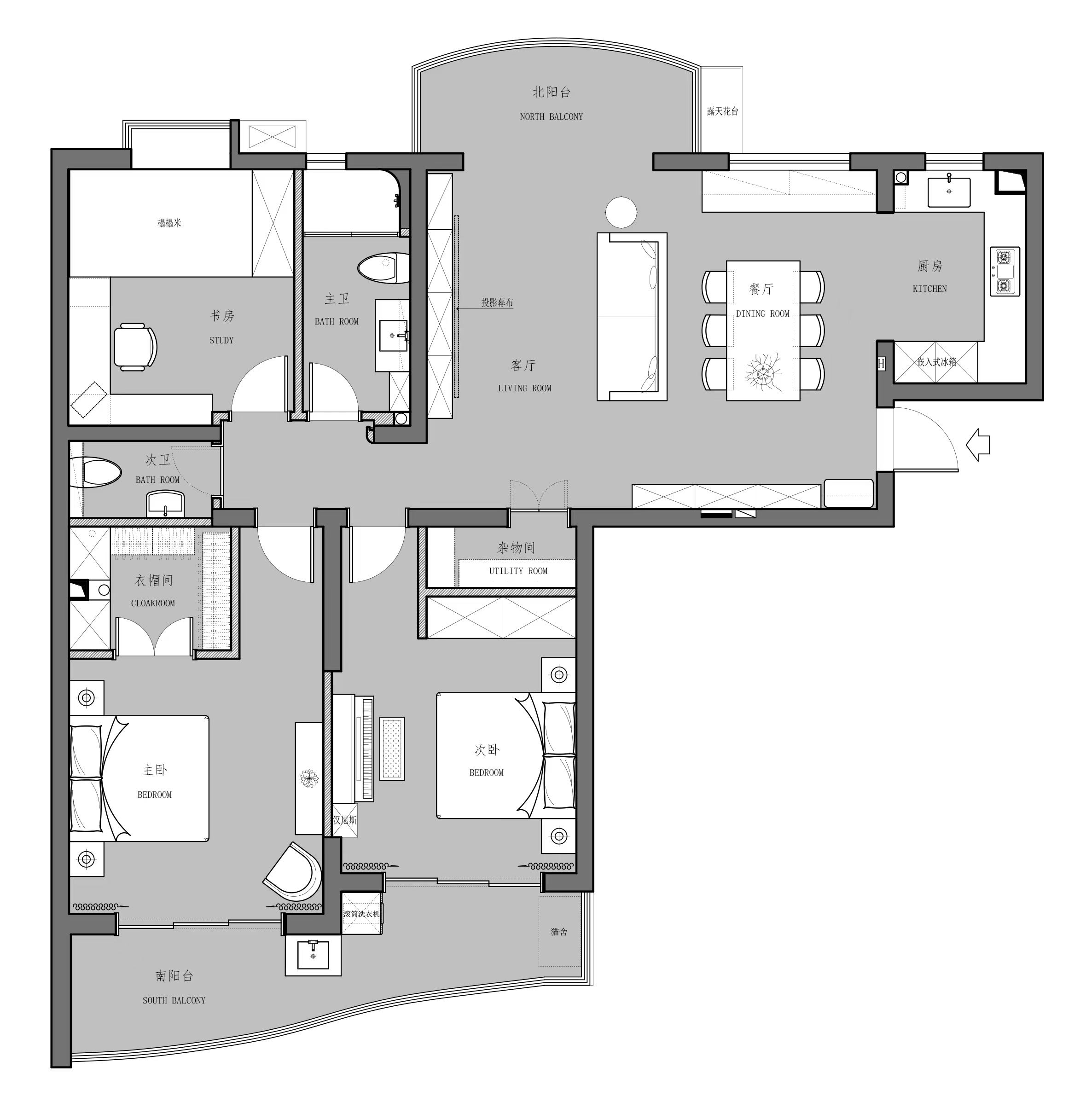青山美宿住宅设计丨中国南京丨南京锦华-18