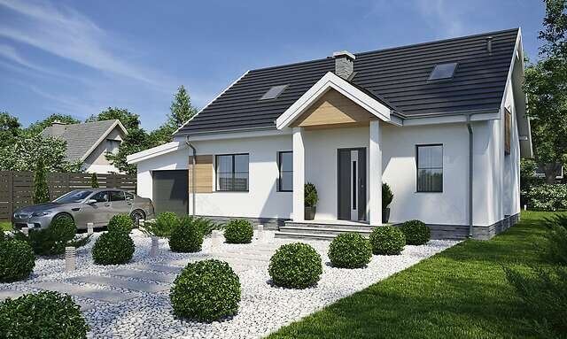 现代带阁楼房屋项目-24