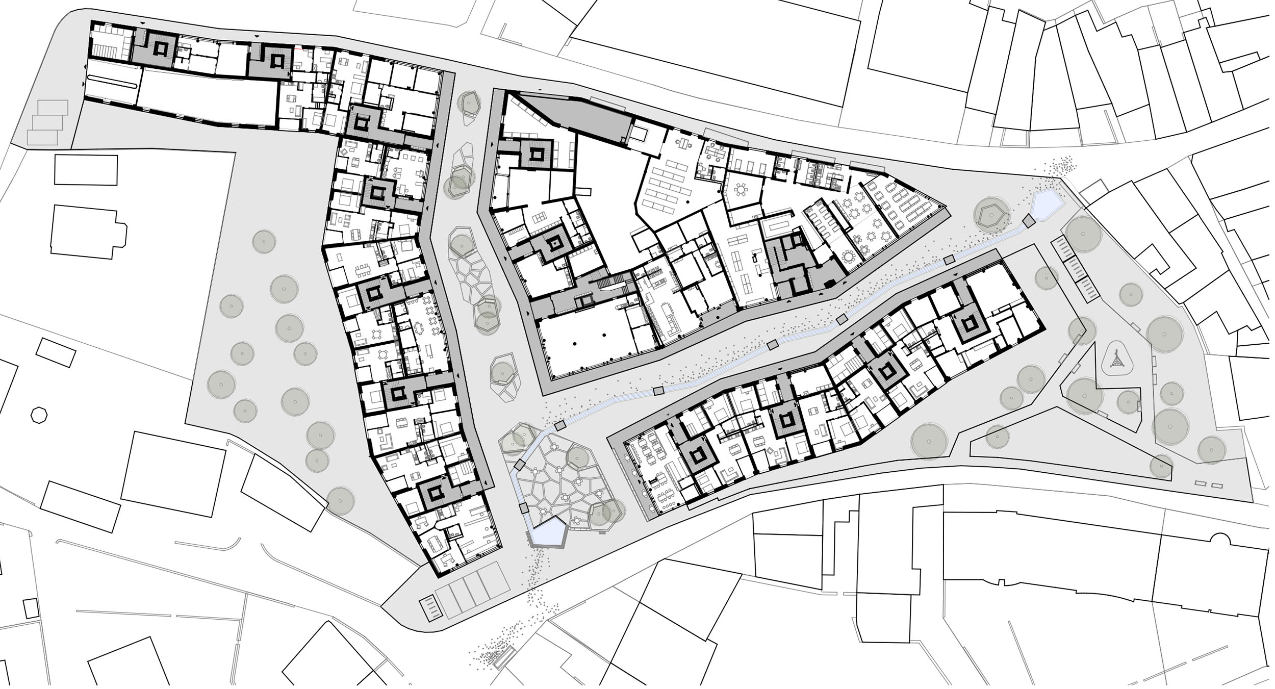瑞士艾格勒旧城中心改造暨城市综合街区 / 瑞盟设计-39
