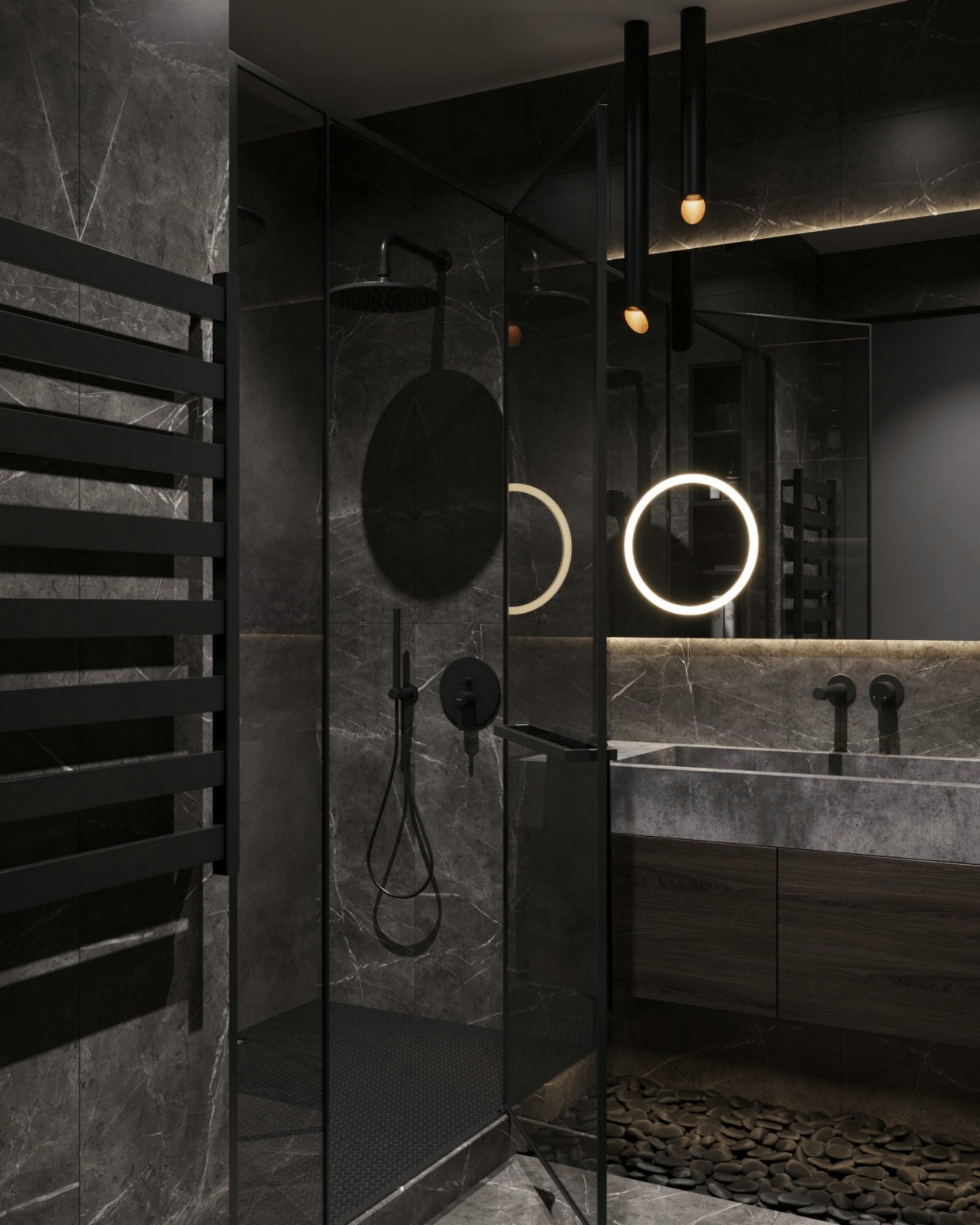 高级黑公寓 丰富极具有质感-39