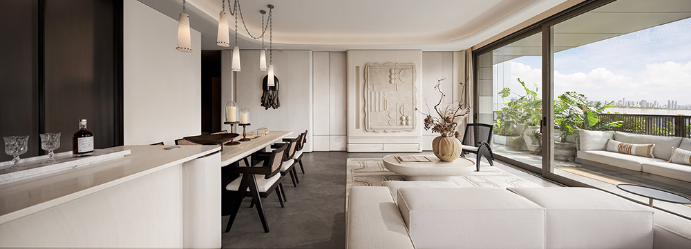 海口万华江东麓岛云溪岛二期上叠别墅样板间丨中国海口丨深圳市盘石室内设计有限公司-4