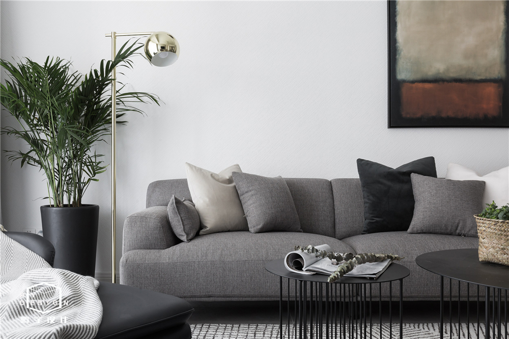 110㎡北欧风极致空间，黑白演绎生活艺术-12