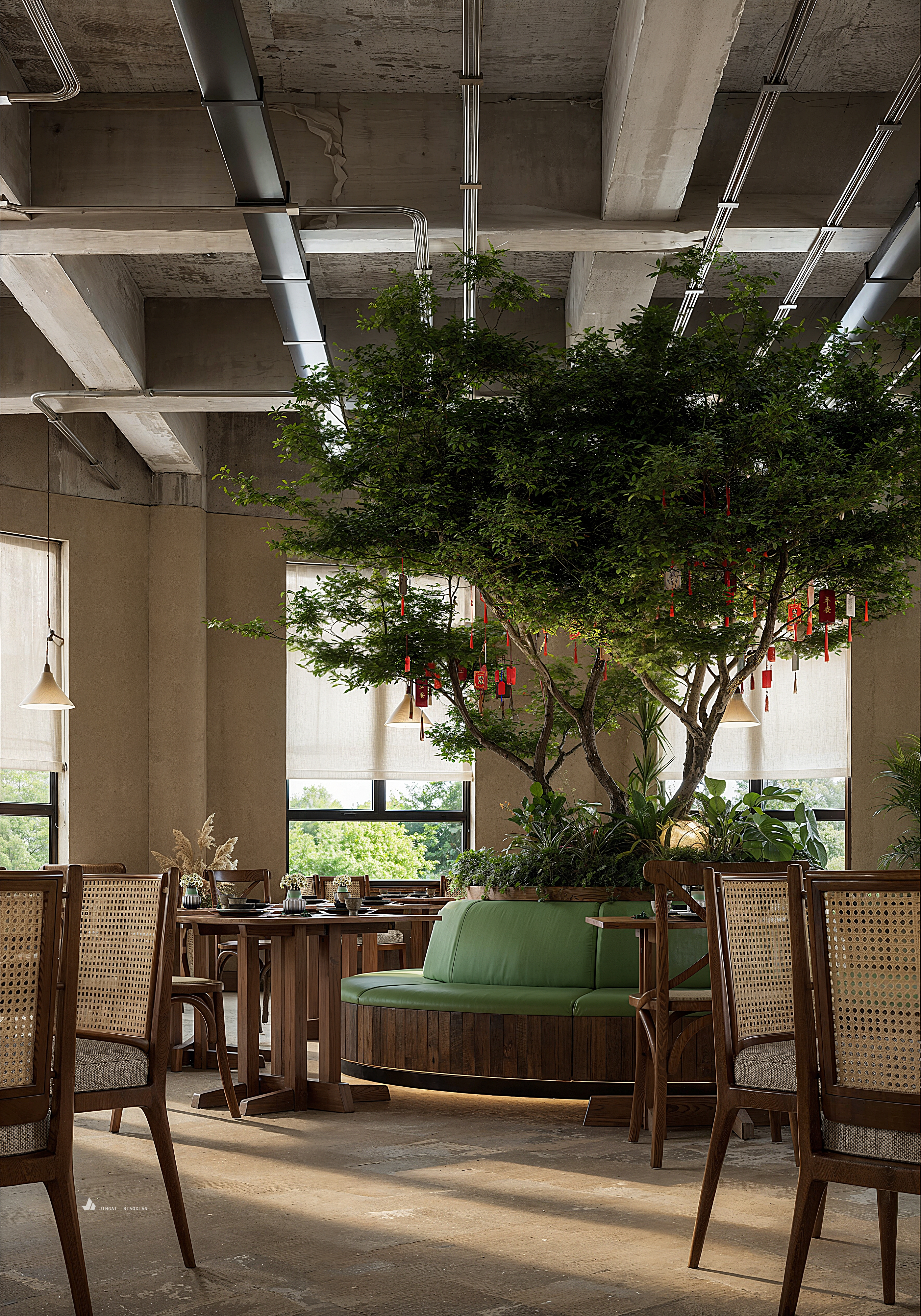 苏伊士运河绘制食堂-4