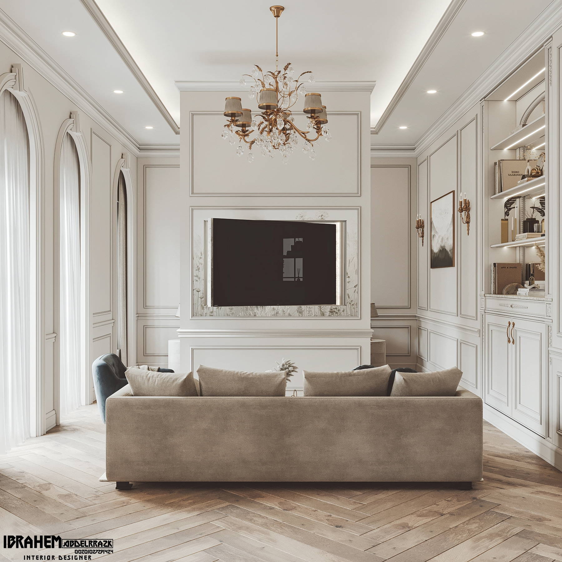 豪华卧室设计丨IBRAHIM ABDELRAZK-2