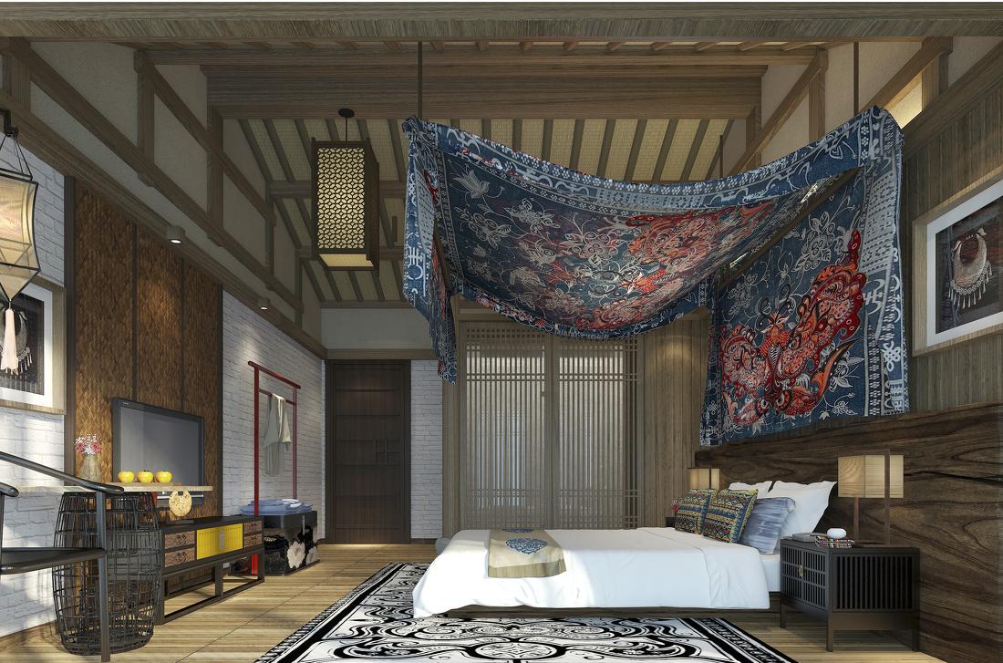 西江苗寨西街销售中心设计-9