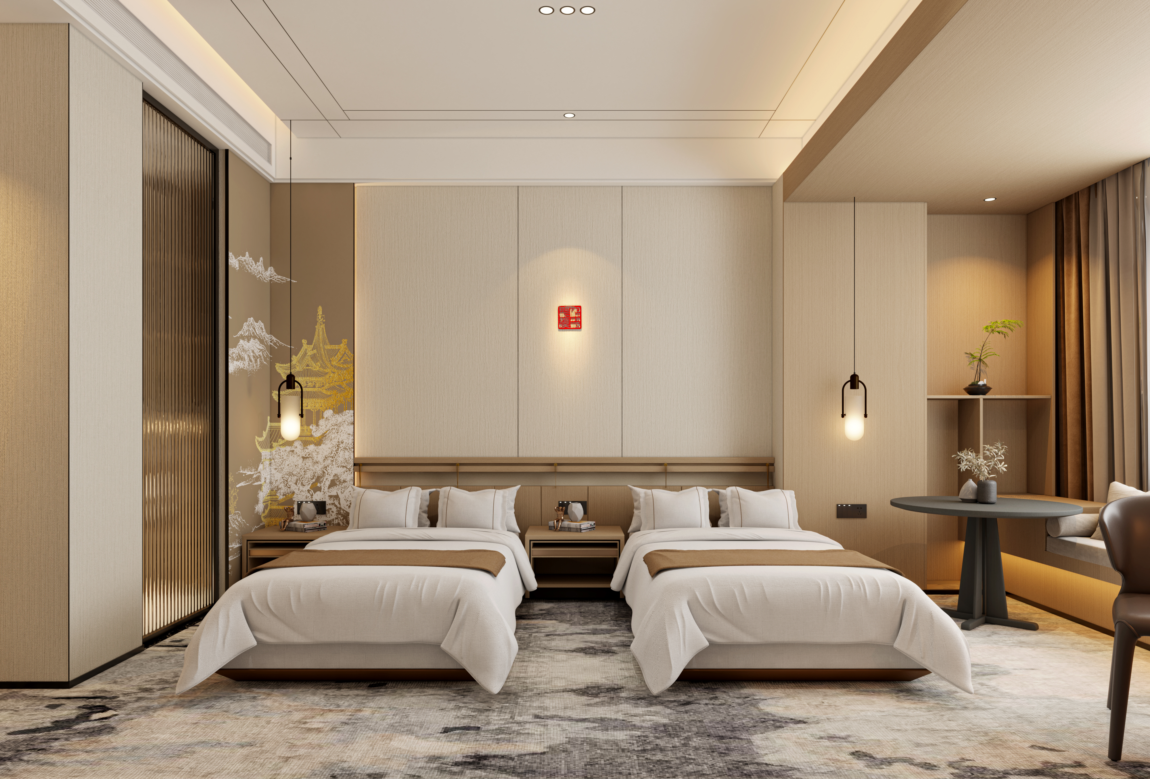 云南禅意新中式酒店设计-2
