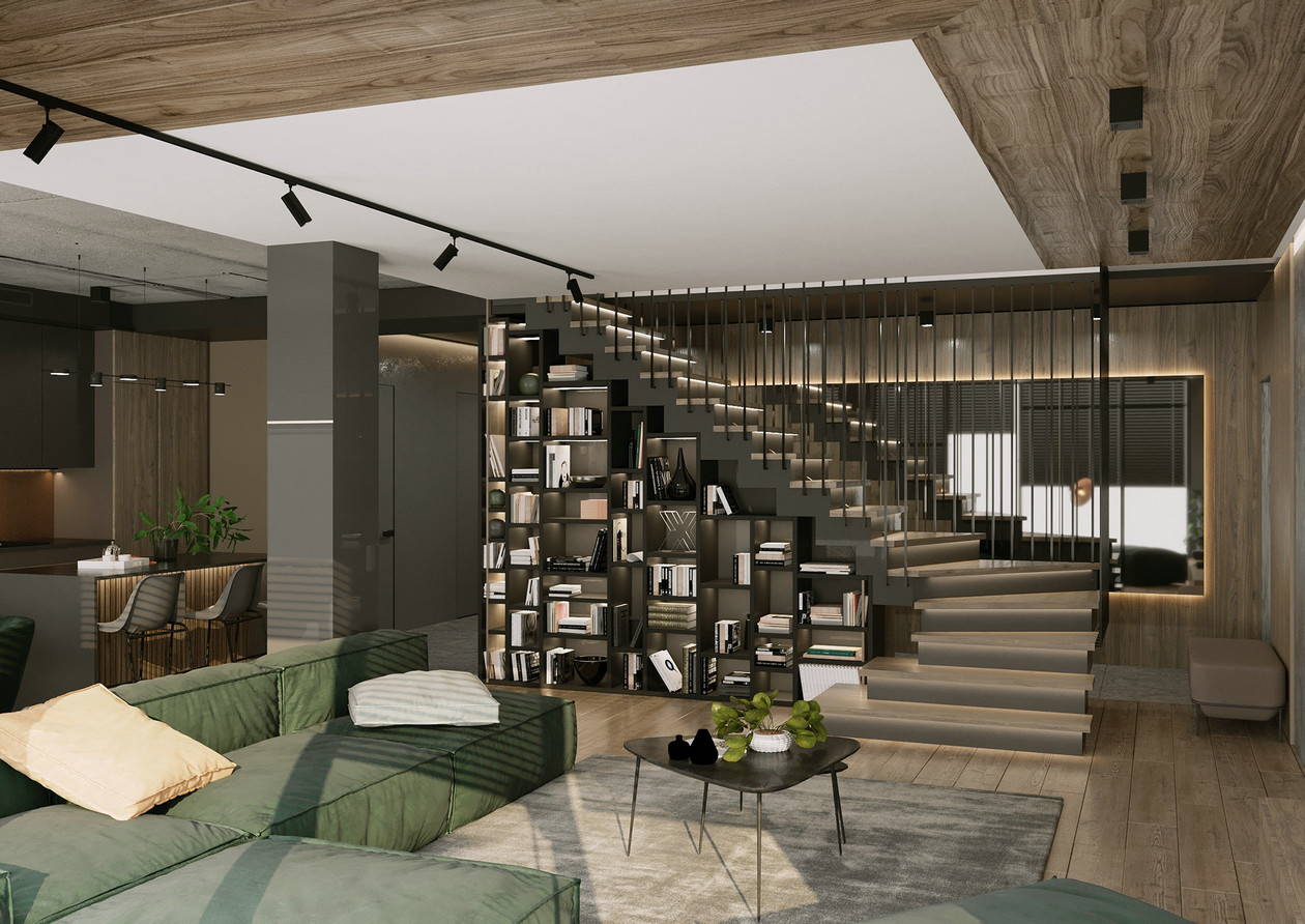 大平米复式空间设计-4