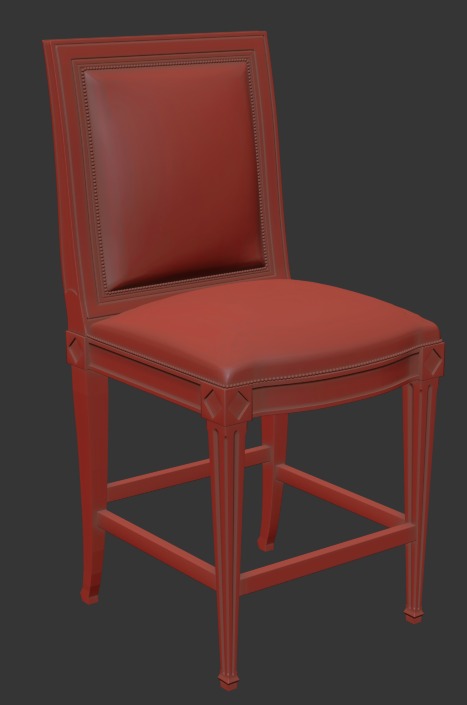 厨房岛椅定制建模及3D可视化项目丨美国-9