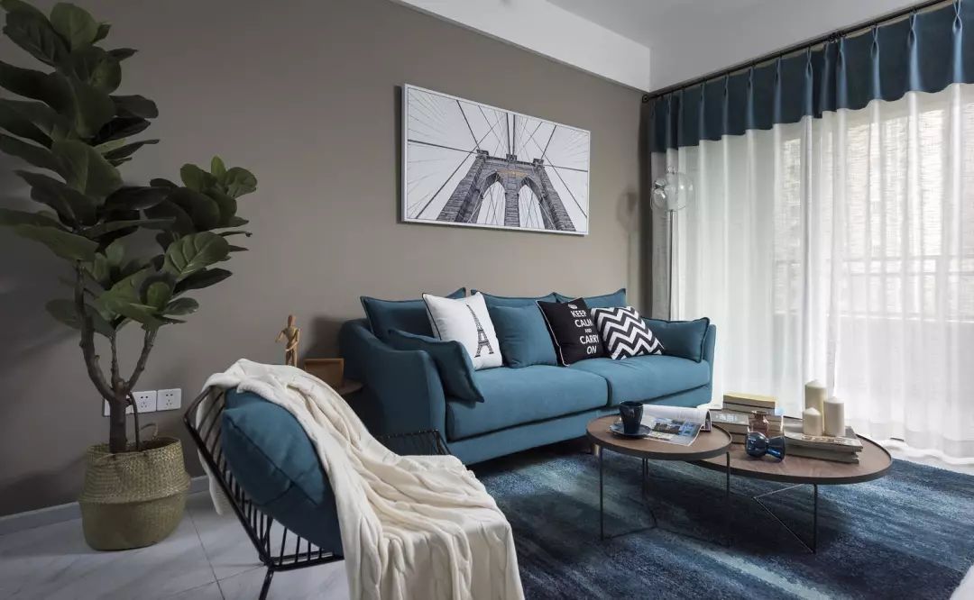 72㎡北欧风小户型,简约舒适大气之作-16