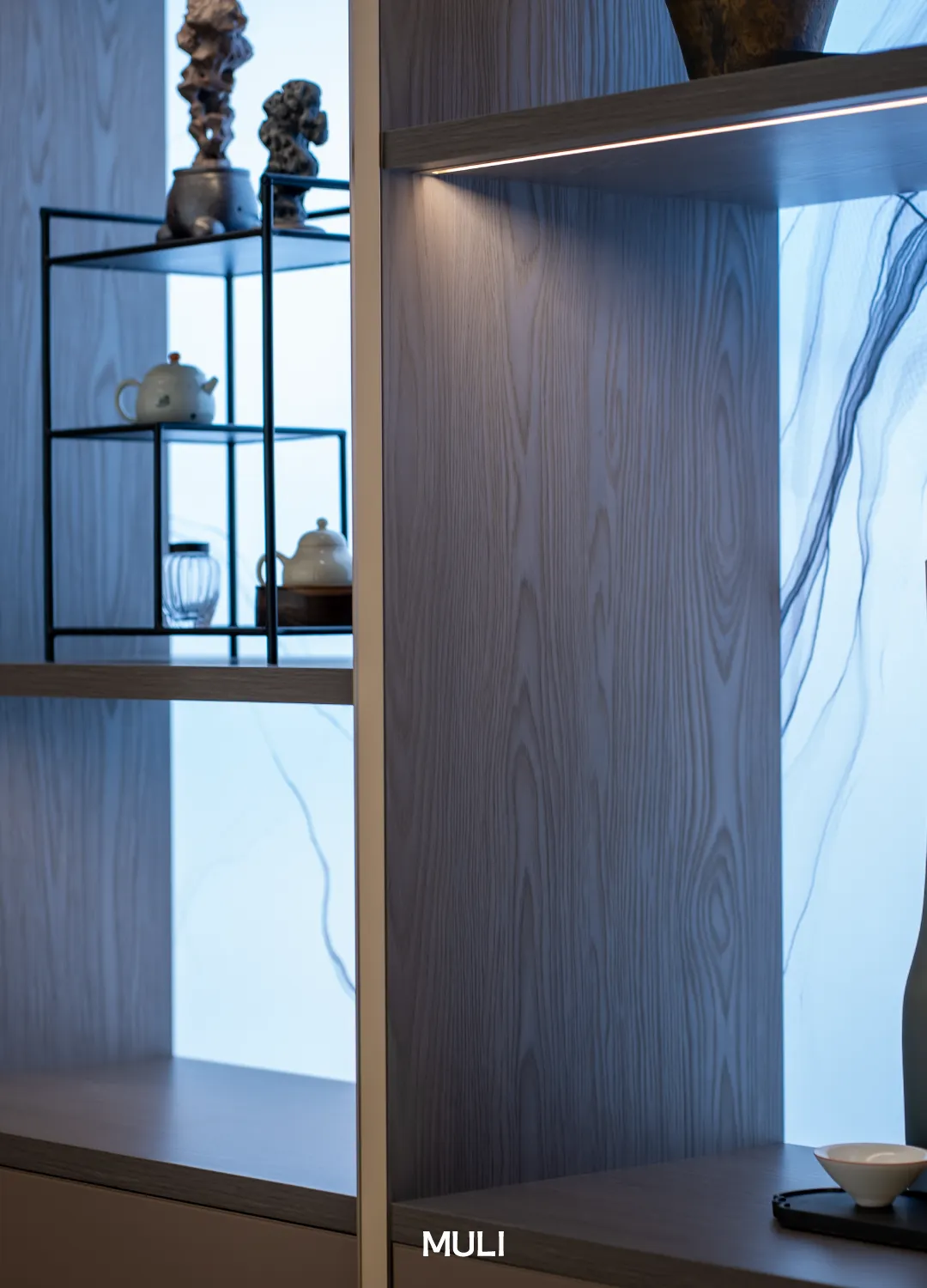 谷腾·三谷设计：新作｜木里木外潍坊高定体验店：智领鸢都，木启美好-21