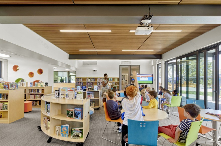 马克·戴学校——学习共享区和行政增建部分-7