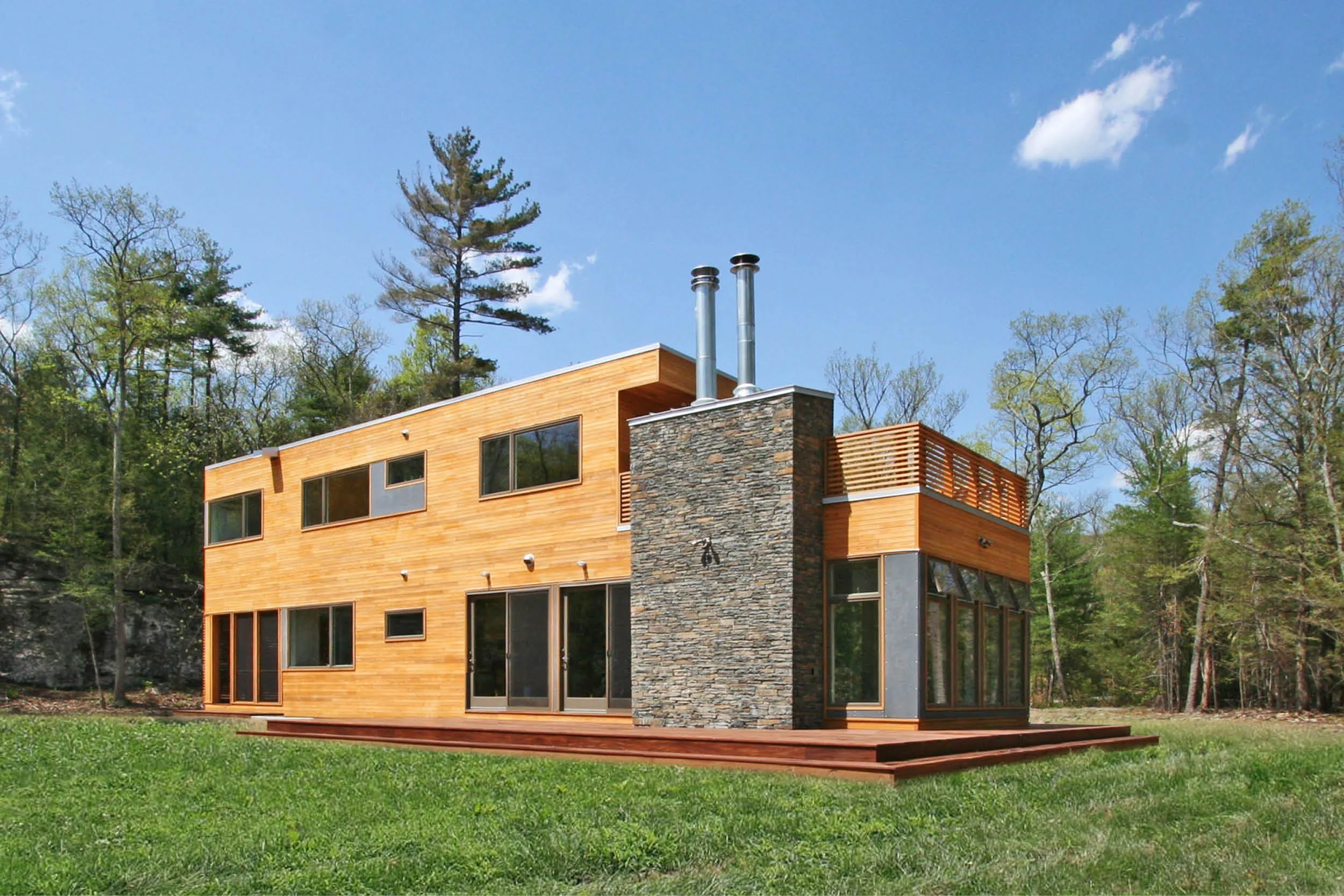 Catskills Suburban现代模块化住宅丨美国纽约丨Resolution:4 Architecture-7