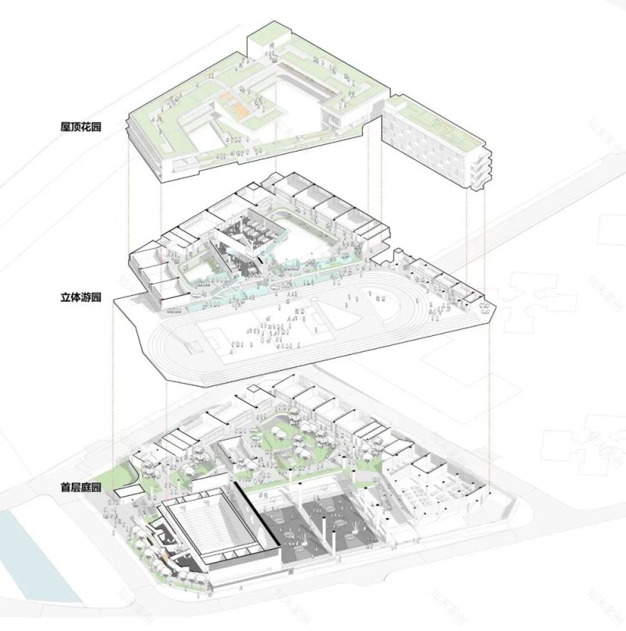 作品推介|立体庭院与开放边界:深圳市龙华高级中学教育集团民治校区-90