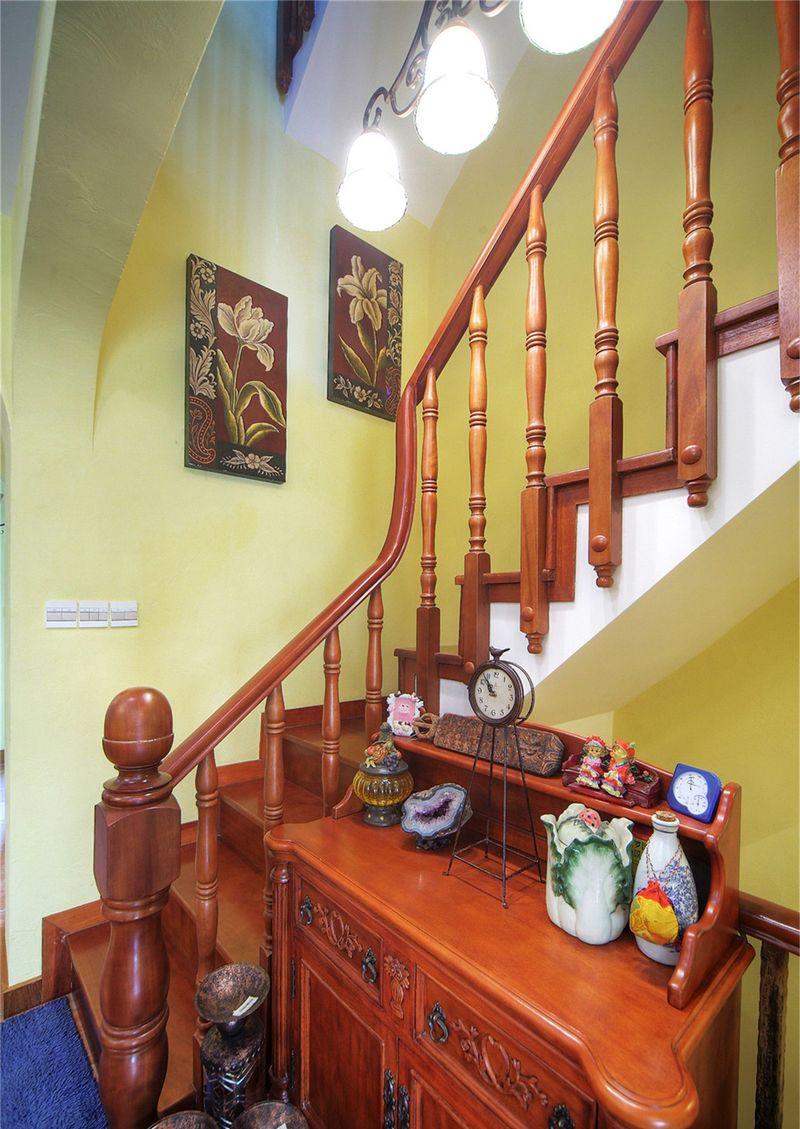 松江丽水馨庭别墅美式风格装修完工案例展示-27