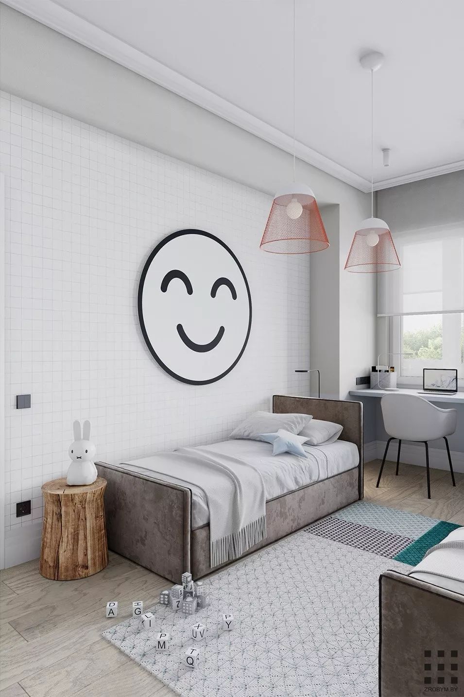 极简北欧风公寓设计，空间元素增添艺术风味-25