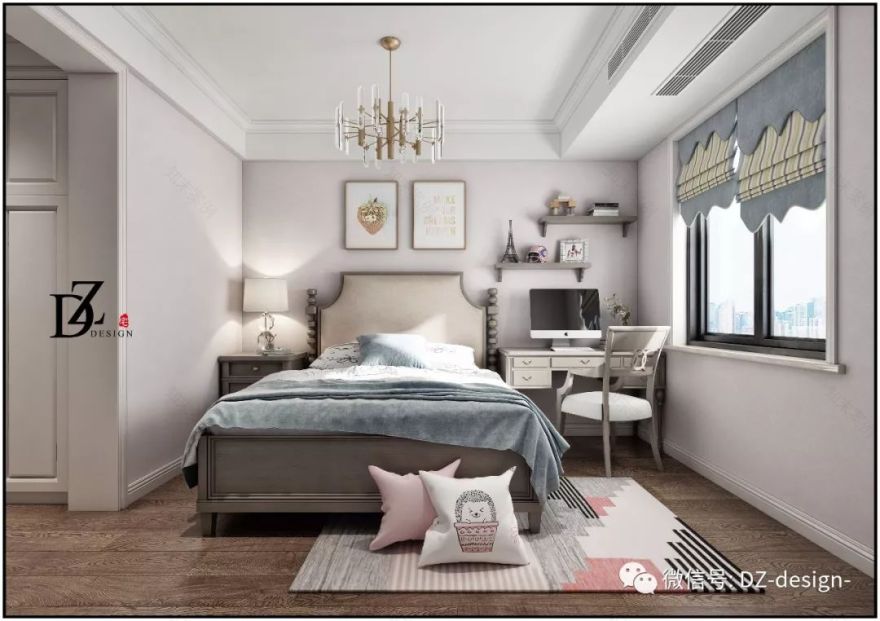 DZ 设计 | 现代简美三室两厅,温馨宜居的艺术空间-30