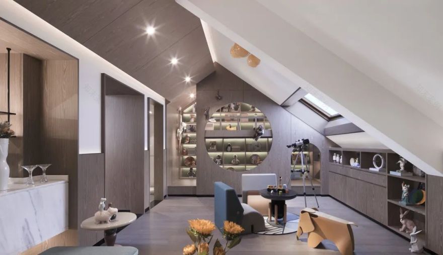 岳蒙设计 | 泰山院子样板间,一山一世界,一院一人生-42