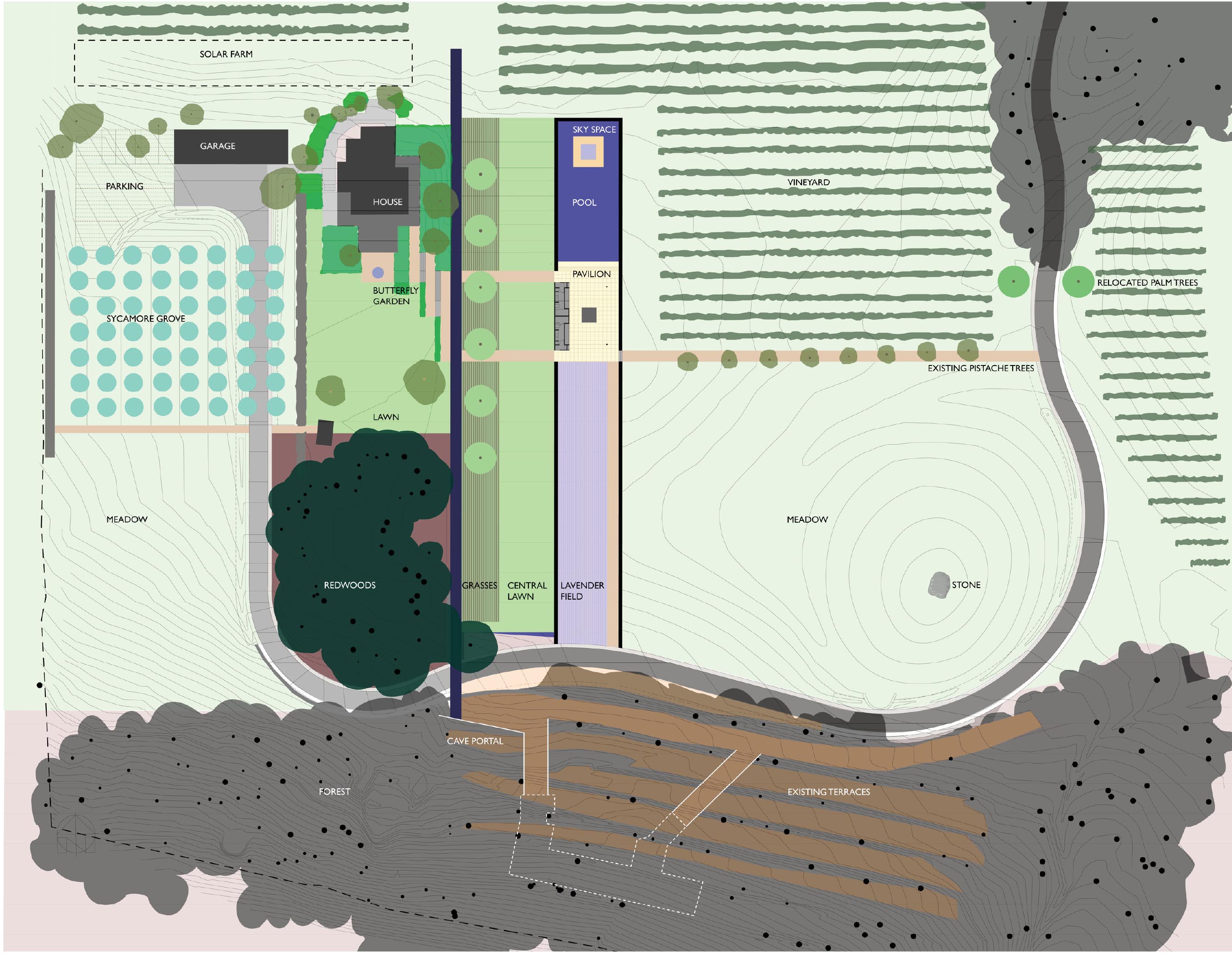 纳帕谷“池·亭·林”葡萄园丨美国加利福尼亚丨不详-12