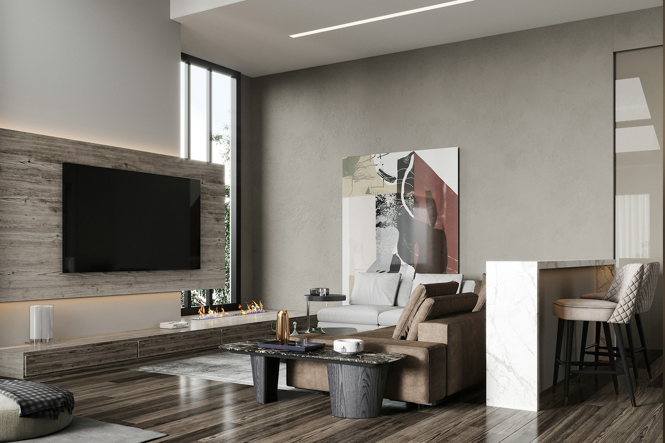 精致而舒适的现代居所-2