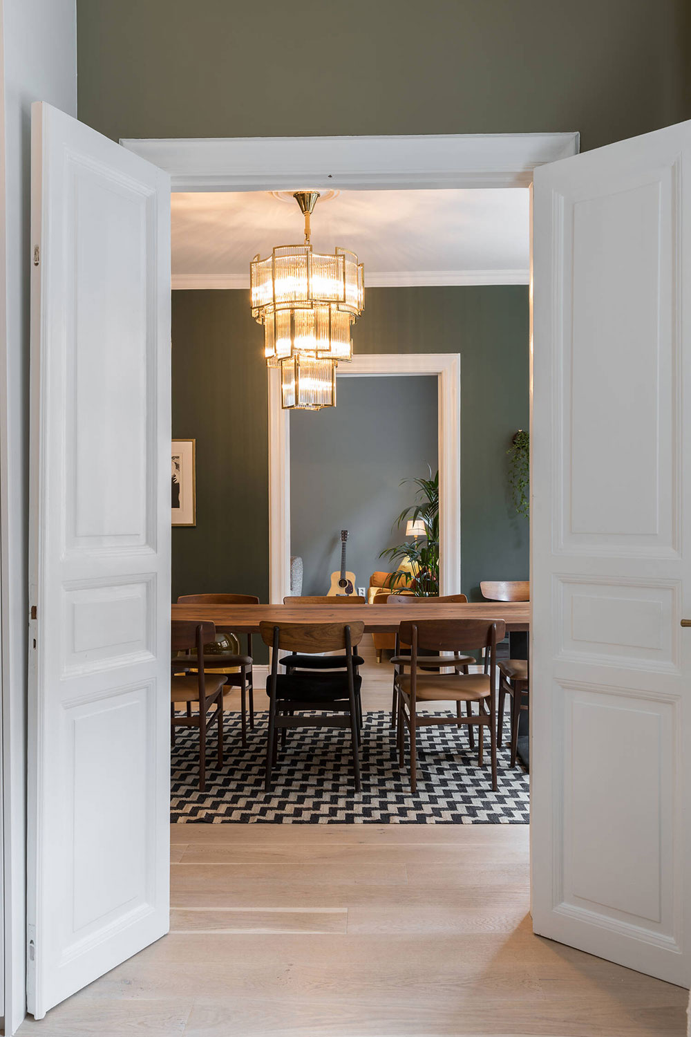 斯德哥尔摩活力橙公寓，复古风情的时尚空间-12