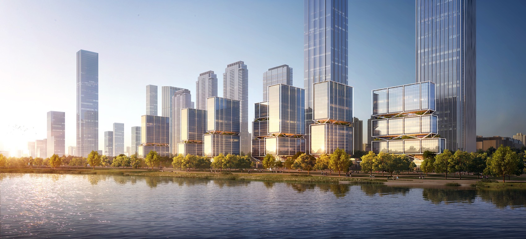 武汉长江中心C地块项目国际竞赛丨中国武汉丨line+建筑事务所-41