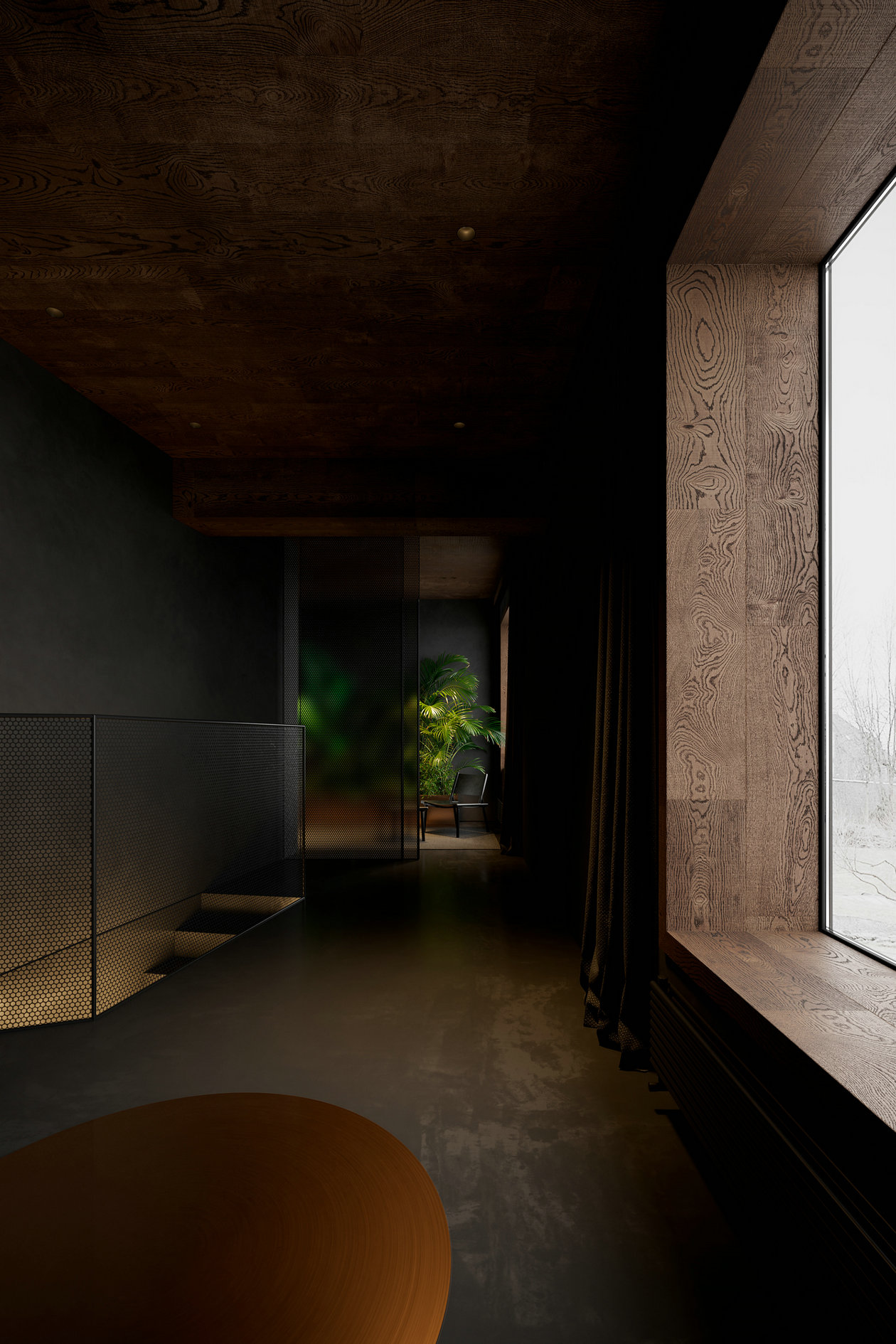 86㎡黑色系住宅设计-14