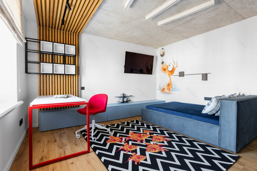 现代两层公寓设计-12