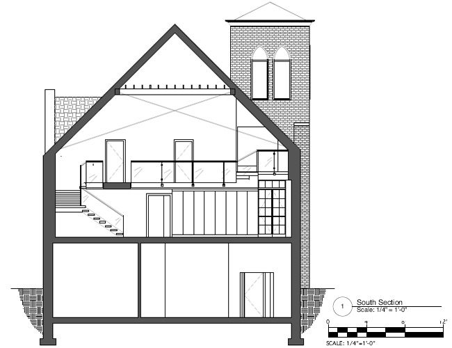 美国芝加哥哥特式教堂改造住宅-74