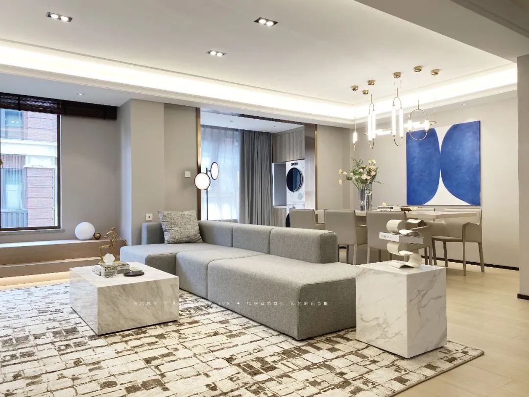 福州金辉溪溪里住宅空间 | 简约色彩与质感生活的融合-18