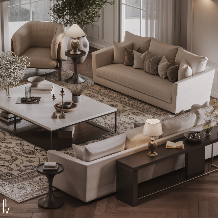 居住区域设计丨美国丨Black N White-18