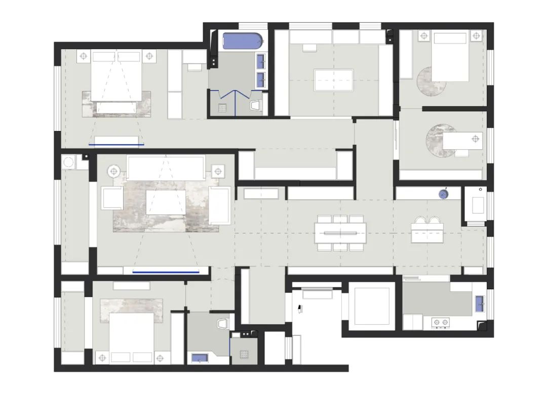 意式轻奢风三口之家丨倪涵-12