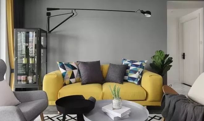 118㎡北欧风加上轻工业元素公寓  云行空间建筑设计-5