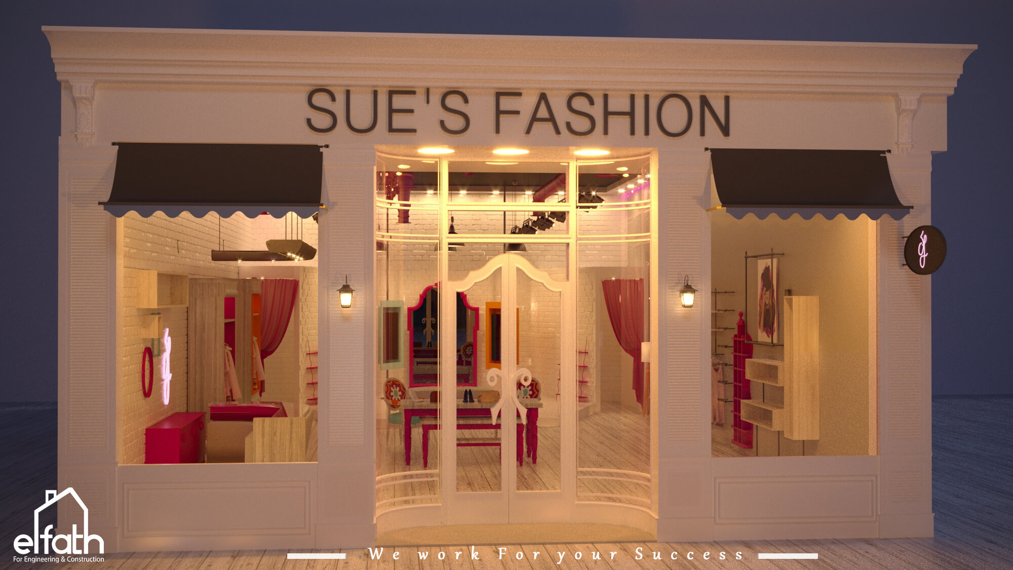 Sue's Fashion 室内外设计丨埃及开罗丨El Fath Office-3