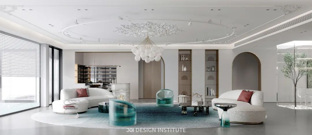 广州天誉半岛 440㎡现代轻奢大平层设计丨中国广州-16