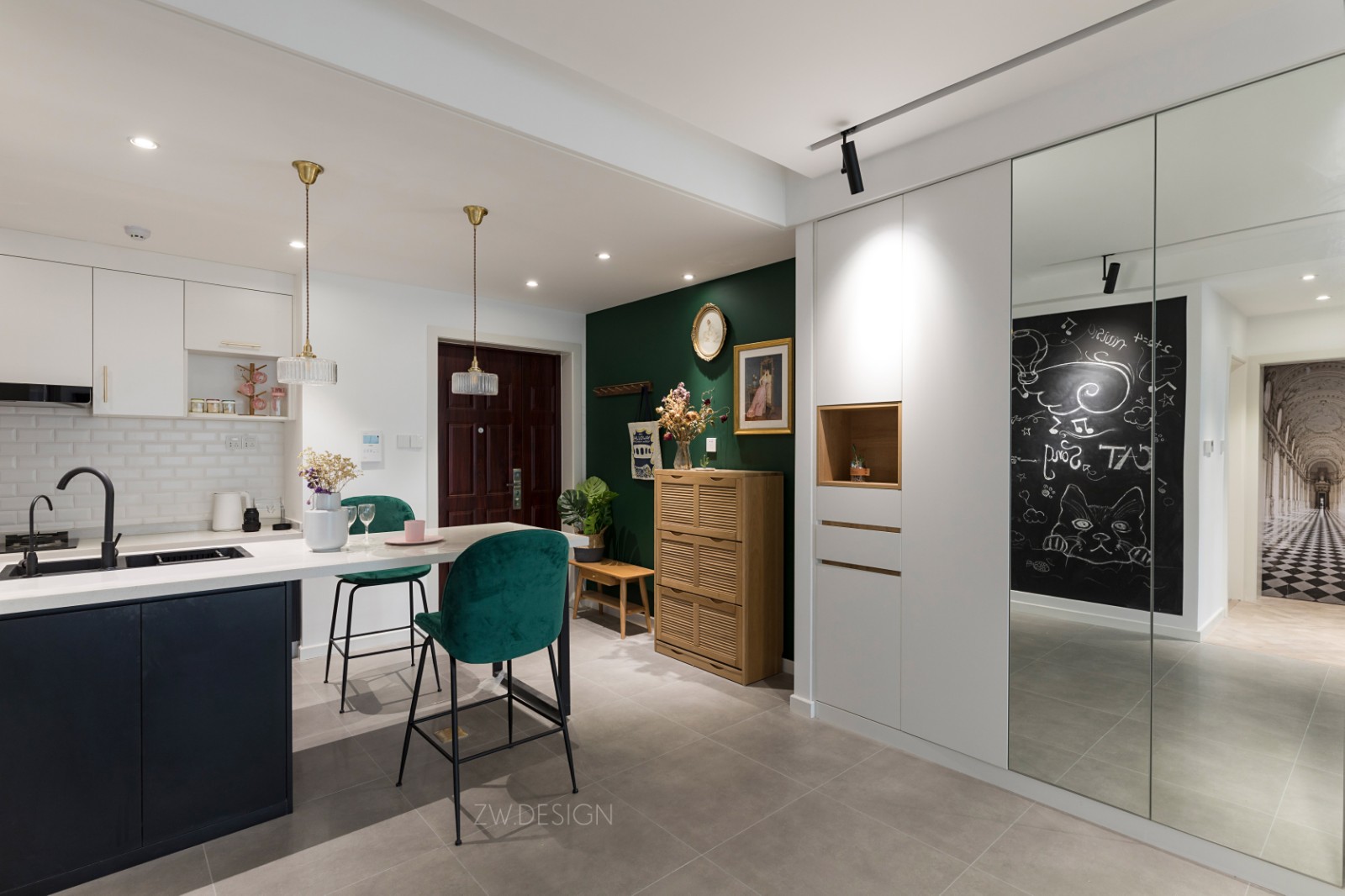 成都 75 平米精致复古空间,打造喵星人与主人共融的生活环境-24