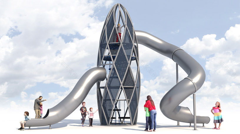 “Лазалия”“Стройка”等儿童游乐场地项目丨«Новые Горизонты»-28