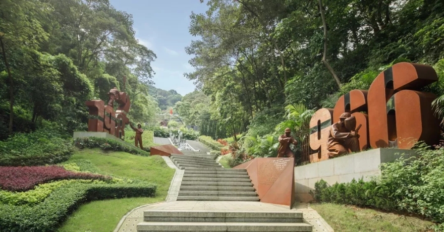 惠州罗浮净土基建工程兵拓荒牛主题纪念园丨中国惠州丨SED 新西林景观国际-19