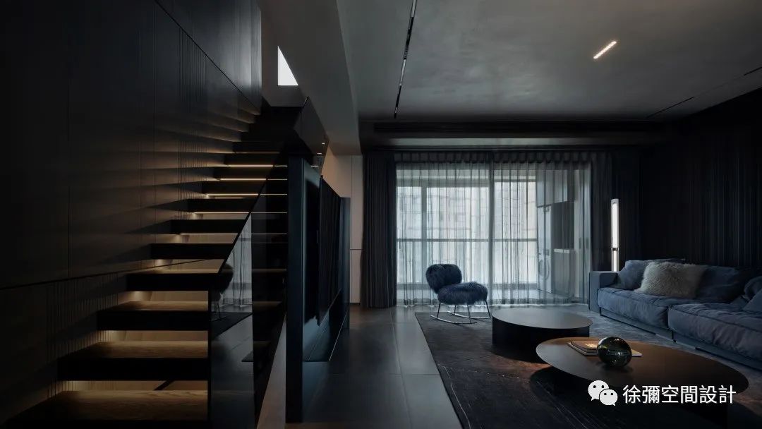 黑色魅力 · 徐弥设计师的现代主义家居设计丨徐彌空間設計工作室-13