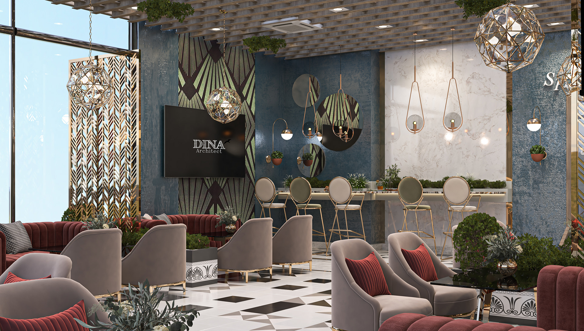 Sooad 餐厅丨沙特阿拉伯麦加丨Almamlka design-39