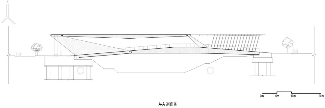 深圳坪山高级中学跨河人行桥 | 结构与空间的美学统一-88