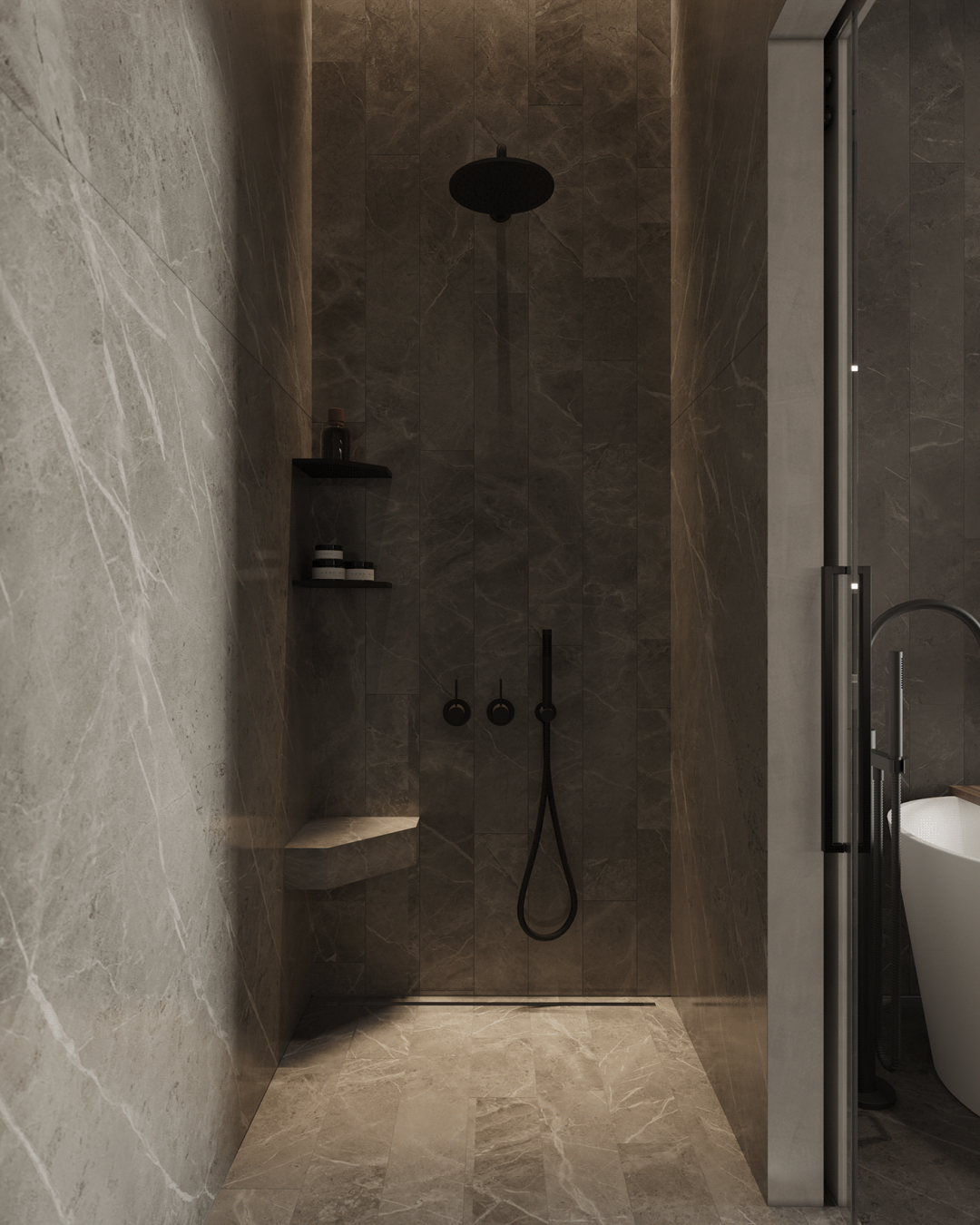 低调奢华的顶层公寓设计丨Diana Stoieva-25